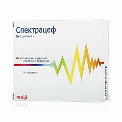 Спектрацеф таб п/пл/о 400 мг №10