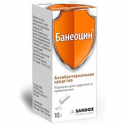 Банеоцин пор д/нар прим 10 г (бан-дозатор)