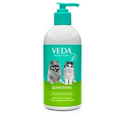 Шампунь VEDA гипоаллерг д/кошек и собак 500 мл