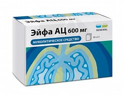 Эйфа АЦ RENEWAL гран д/приг р-ра д/приема вн 600 мг 3 г №10