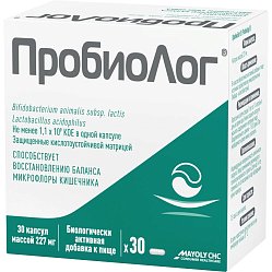 ПробиоЛог капс 227 мг №30 БАД