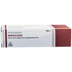 Микозон крем д/нар прим 2 % 15 г (туба алюмин)
