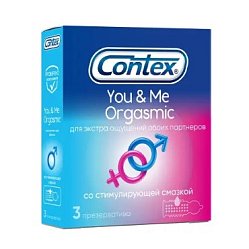 Презерватив CONTEX №3 You&Me Orgasmic