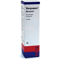 Нитроминт спрей дозир п/язык 0.4 мг/доза 180 доз 10 г