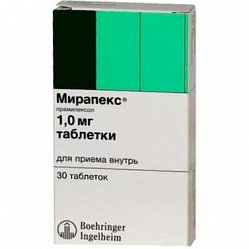 Мирапекс таб 1 мг №30