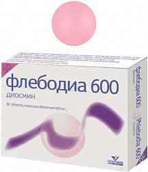 Флебодиа 600 таб п/пл/о 600 мг №30