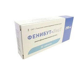 Фенибут Лек Т таб 250 мг №20