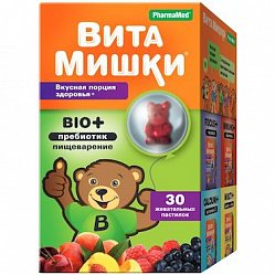 ВитаМишки BIO+ пребиотик паст жев №30 БАД