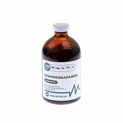 Цианокобаламин р-р д/ин 100 мл (вит В12)