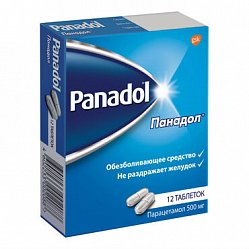 Панадол таб п/пл/о 500 мг №12