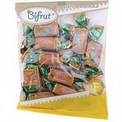 Конфеты Bifrut желейн 250 г апельсин (на фруктозе)
