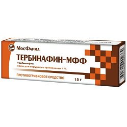 Тербинафин МФФ крем д/нар прим 1 % 15 г