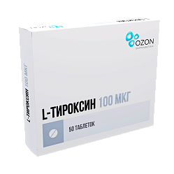 L-Тироксин таб 100 мкг №50