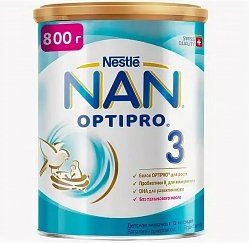 Смесь Нан Оптипро 3 800 г с 12м с пробиотиками