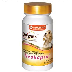 Витамины Unitabs Neokaprol д/собак и щенков №100 при копрофагии
