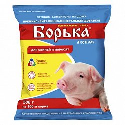 Эконом Борька корм премикс д/свиней и поросят 500 г