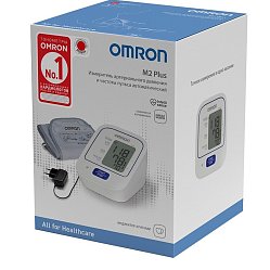 Тонометр Omron M2 Plus Intellisense автомат (манжета на плечо стандарт 22-32см) (память 30) (адаптер)