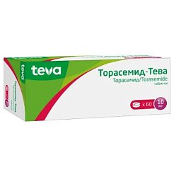 Торасемид Тева таб 10 мг №60