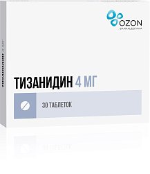 Тизанидин таб 4 мг №30