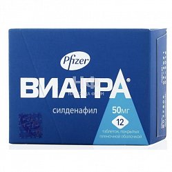 Виагра таб п/пл/о 50 мг №12