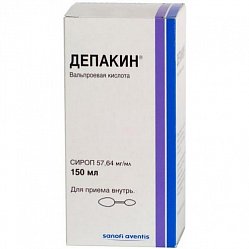 Депакин сироп 57.64 мг/мл 150 мл (фл) (шпр-доз)
