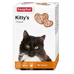 Беафар таб д/кошек Kittys Protein №180 (сердечки)