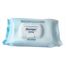 Абактерил -актив салфетки №120 (мягк уп-ка)