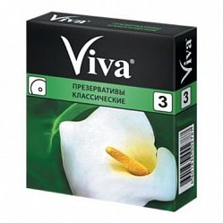 Презерватив Viva №3 classic (гладкие)