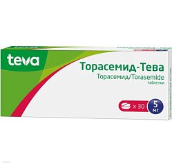 Торасемид Тева таб 5 мг №30
