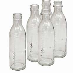 Бутыл д/детских молочных продуктов КП-200-БДП б/соски (горло широкое) (стекло)