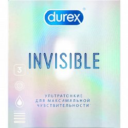 Презерватив Дюрекс №3 invisible (ультратонкие)