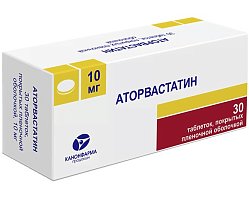 Аторвастатин Канон таб п/пл/о 10 мг №30