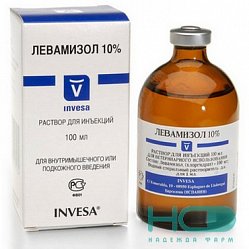 Левамизол р-р д/ин 10 % 100 мл