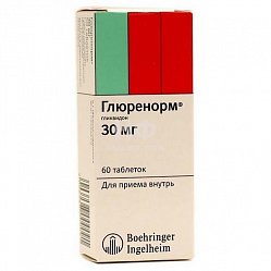 Глюренорм таб 30 мг №60