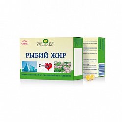 Рыбий жир Мирролла капс 370 мг №100 (валериана/пустырник) БАД