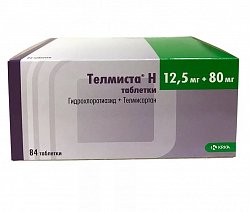 Телмиста Н таб 12.5мг+80 мг №84