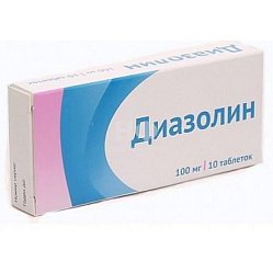 Диазолин таб 100 мг №10