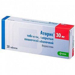 Аторис таб п/пл/о 30 мг №30