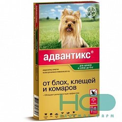 Адвантикс капли д/собак и щенков от 0-4кг №4
