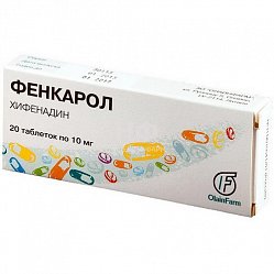 Фенкарол таб 10 мг №20
