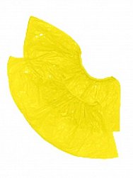 Бахилы чехлы д/обуви полиэтил гладк 30 мкм (пара) повыш прочн (цвет желтый)