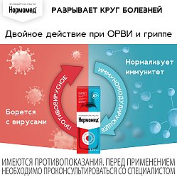 Нормомед сироп 50 мг/мл 120 мл (ст мерн)