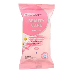 Салфетки влажные БиСи Beauty Care д/интимной гигиены №20 экстр ромашки и молочная к-та