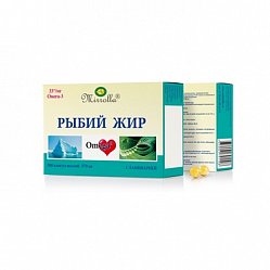 Рыбий жир Мирролла капс 370 мг №100 (ламинария) БАД