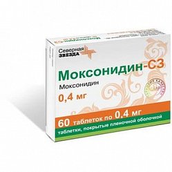 Моксонидин СЗ таб п/пл/о 0.4 мг №60