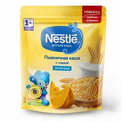 Каша Нестле пшеница тыква бифидобактерии 220 г с 5м (молоко)