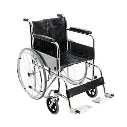 Кресло коляска Barry A1 инвалидн механич с принадлежностями ширина сидения 46см(шины задние литые)