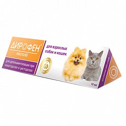 Дирофен паста 60 д/кошек и собак 10 мл