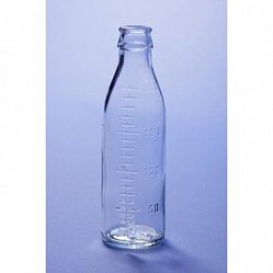 Бутыл д/детских молочных продуктов КП-200-БДП б/соски (горло широкое) (стекло)