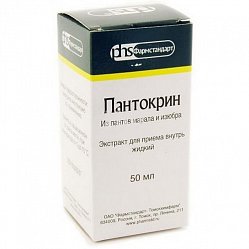 Пантокрин экс-т жидк д/приема вн 50 мл